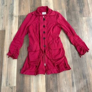 Elegant Red knit Coat